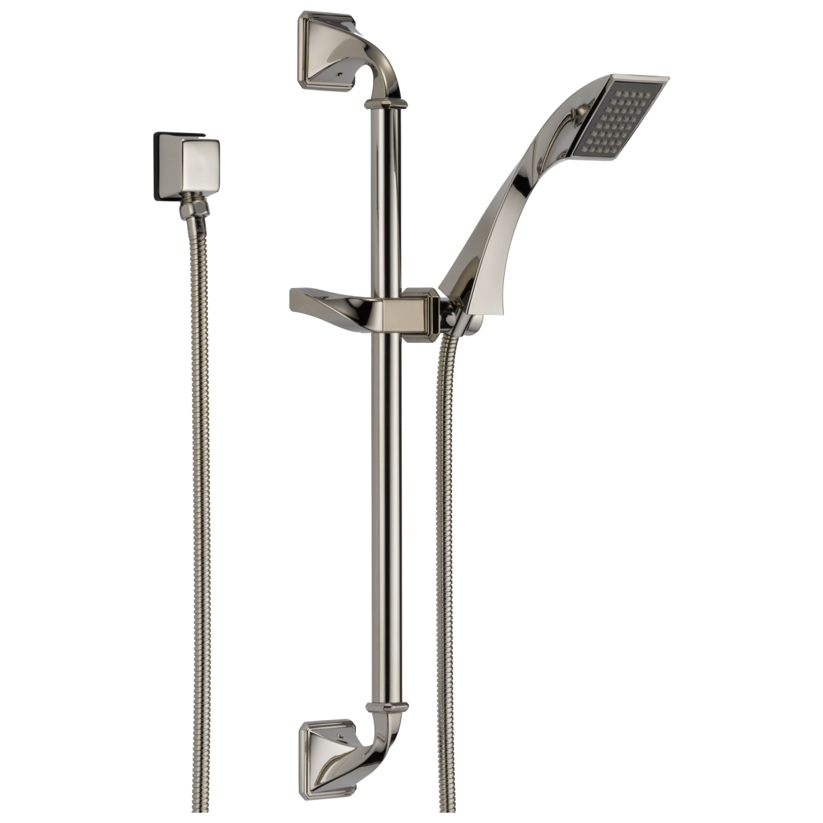 BRIZO Virage Single-Function Slide Bar Hand Shower — Polished Nickel