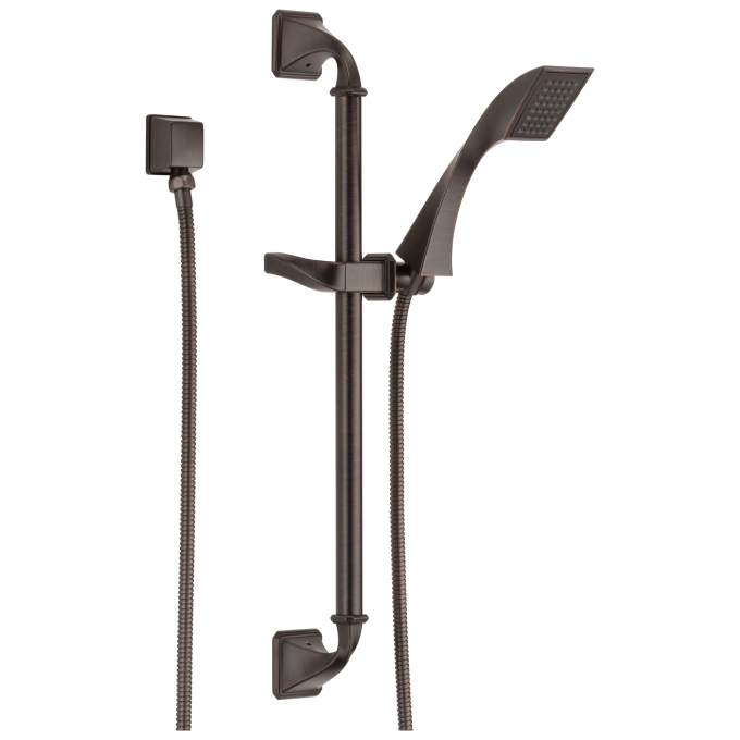 BRIZO Virage Single-Function Slide Bar Hand Shower — Venetian Bronze
