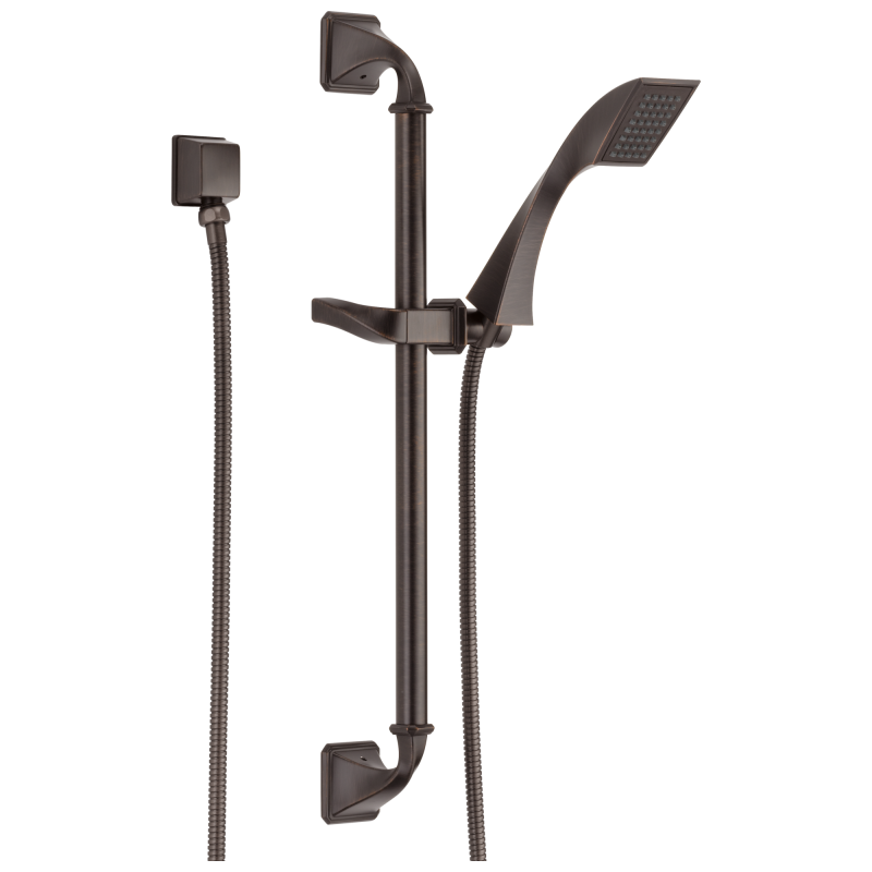 BRIZO Virage Single-Function Slide Bar Hand Shower — Venetian Bronze