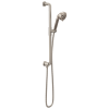 BRIZO Litze Slide Bar Handshower with H2OKINETIC Technology — Luxe Nickel
