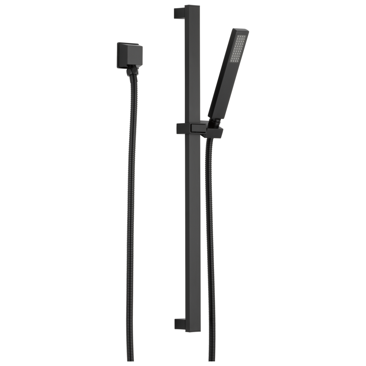 BRIZO Siderna Single-Function Slide Bar Hand Shower — Matte Black
