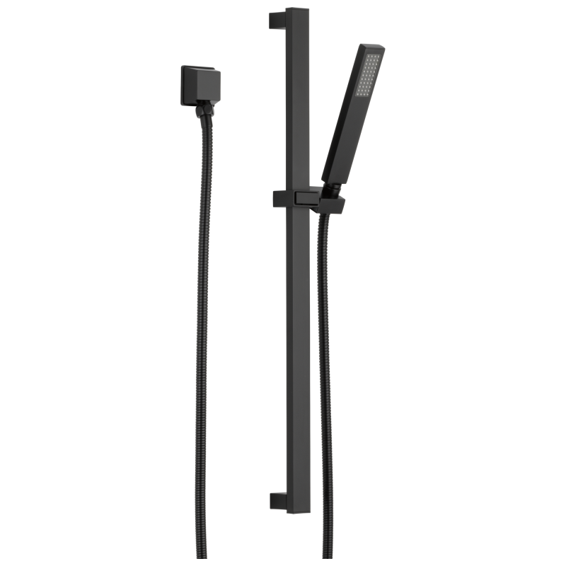BRIZO Siderna Single-Function Slide Bar Hand Shower — Matte Black