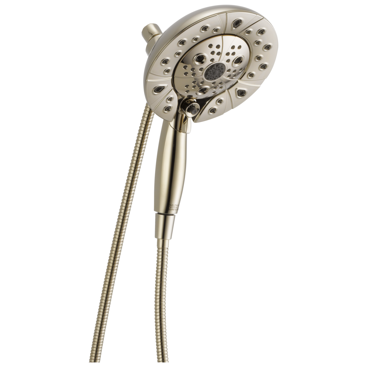 BRIZO Essential Shower Classic Round H2Okinetic Multi-Function Hydrati 2|1 Shower — Polished Nickel