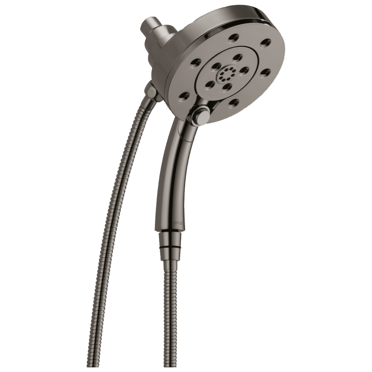BRIZO Essential Shower Linear Round  H2OKINETIC  Multi-Function Hydrati 2I1 Shower — Brilliance Black Onyx