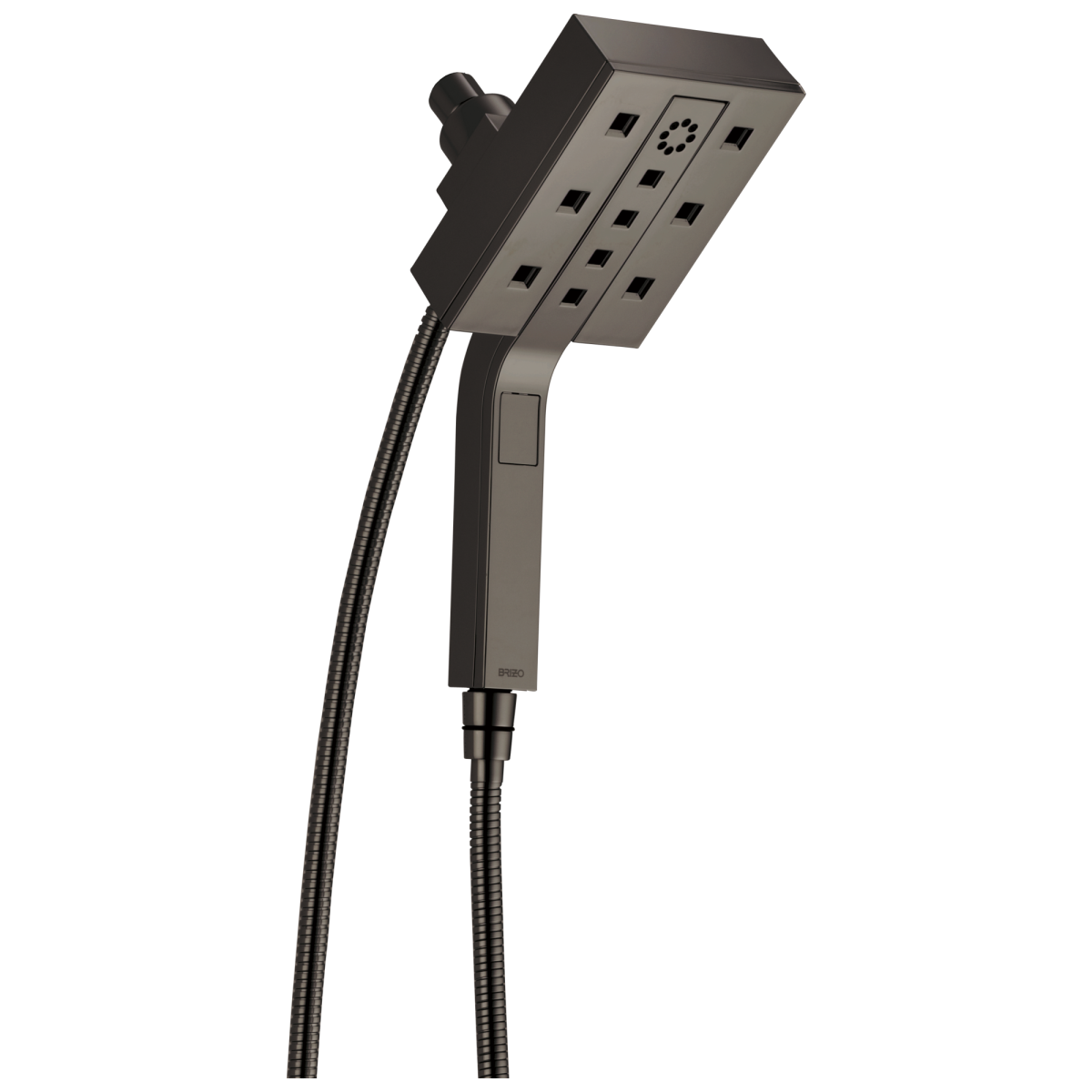 BRIZO Other Linear Square H2Okinetic Multi-Function Hydrati 2|1 Shower — Brilliance Black Onyx