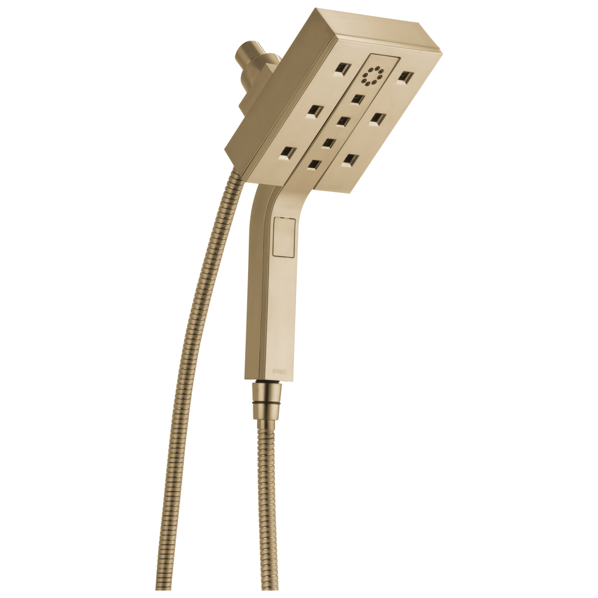 BRIZO Other Linear Square H2Okinetic Multi-Function Hydrati 2|1 Shower — Luxe Gold