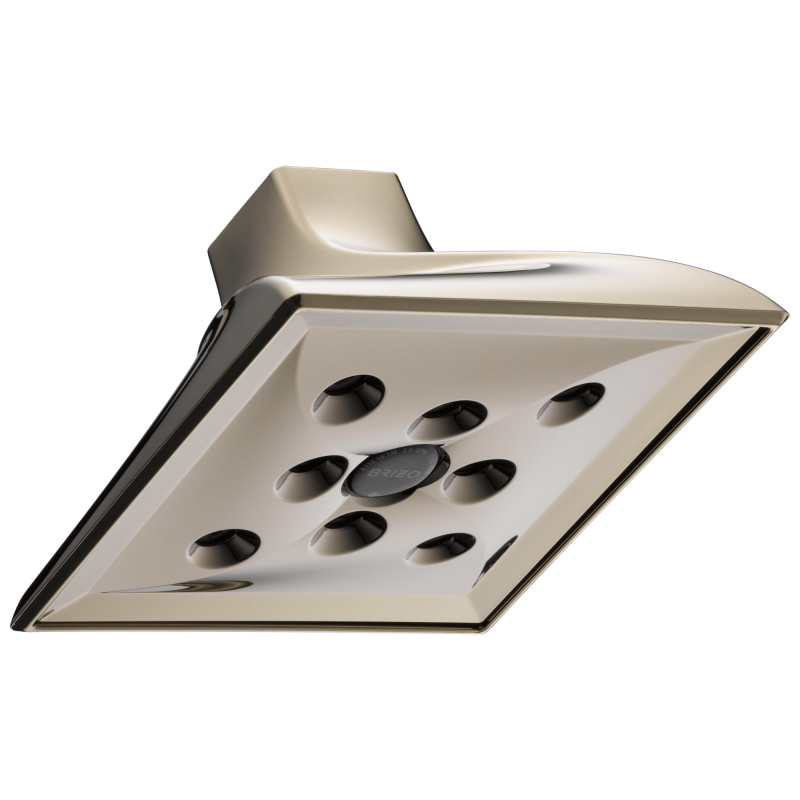 BRIZO Virage RAINCAN SHOWERHEAD WITH H2OKINETIC TECHNOLOGY — Polished Nickel