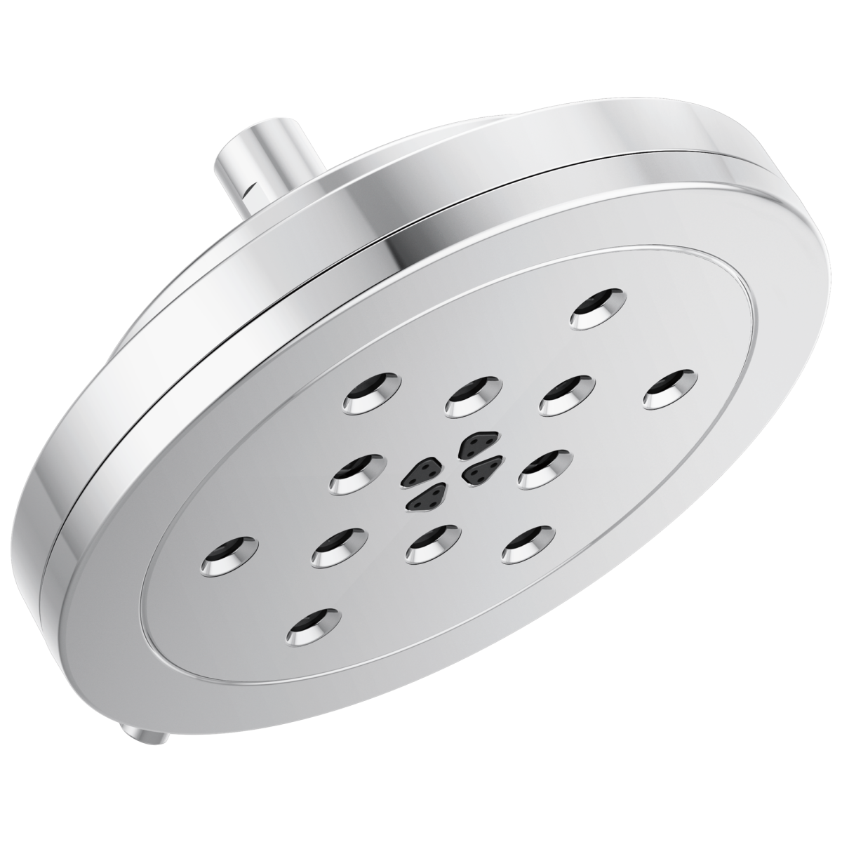 BRIZO Other 8” H2Okinetic Round Multi-Function Wall Mount Showerhead — Chrome