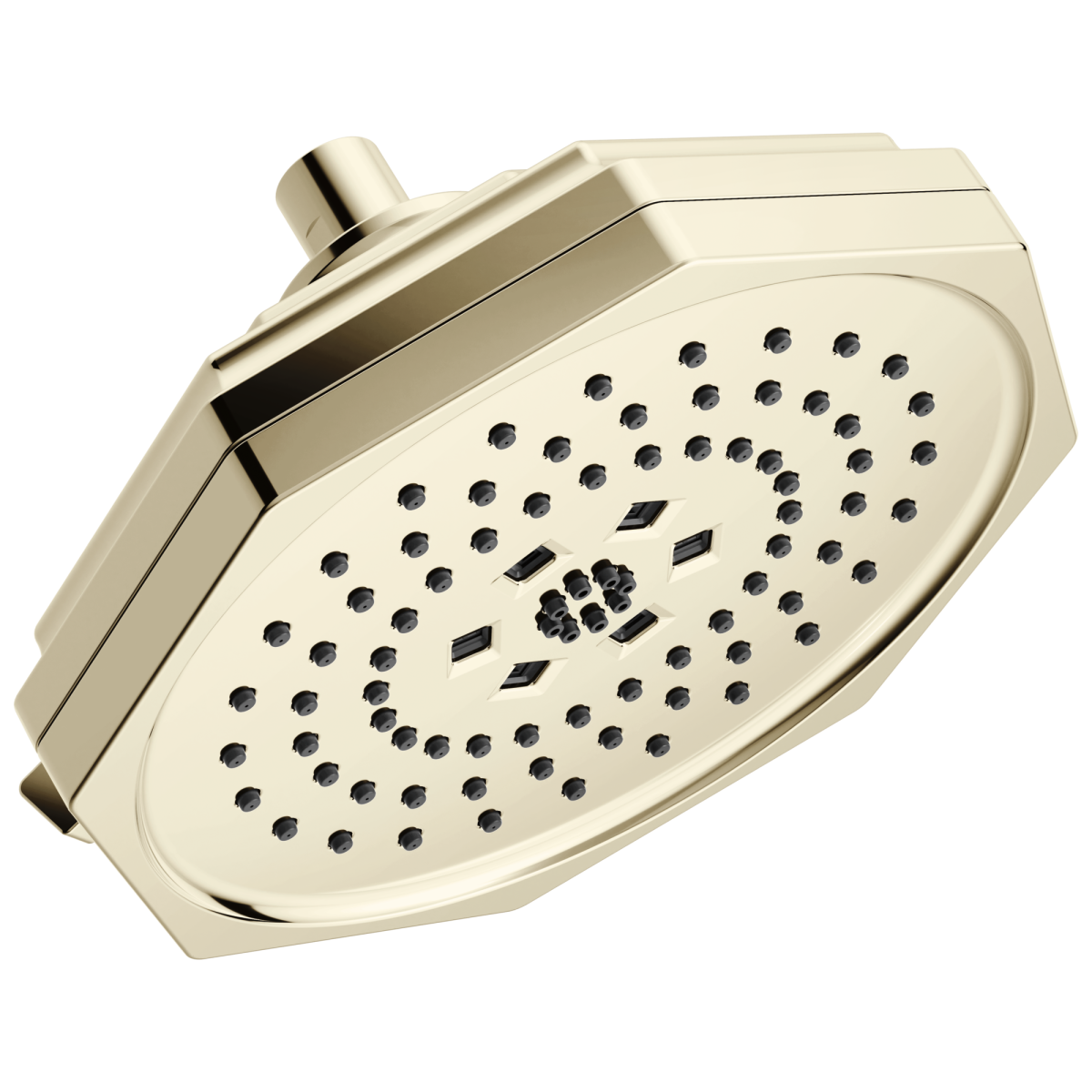 BRIZO Beauclere 8" H2OKINETIC Multi-Function Shower Head — Polished Nickel