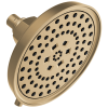 BRIZO Invari H2OKINETIC Round Multi-Function Showerhead — Luxe Gold