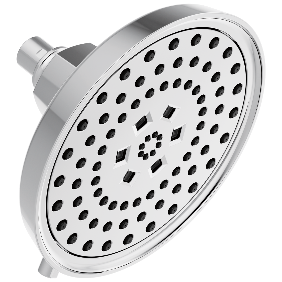 BRIZO Invari H2OKINETIC Round Multi-Function Showerhead — Chrome