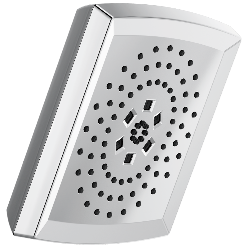 BRIZO Vettis H2OKINETIC Square Multi-Function Shower Head - 1.75 GPM — Chrome