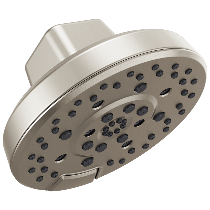 BRIZO Levoir H2OKINETIC Round Multi-Function Showerhead — Luxe Nickel