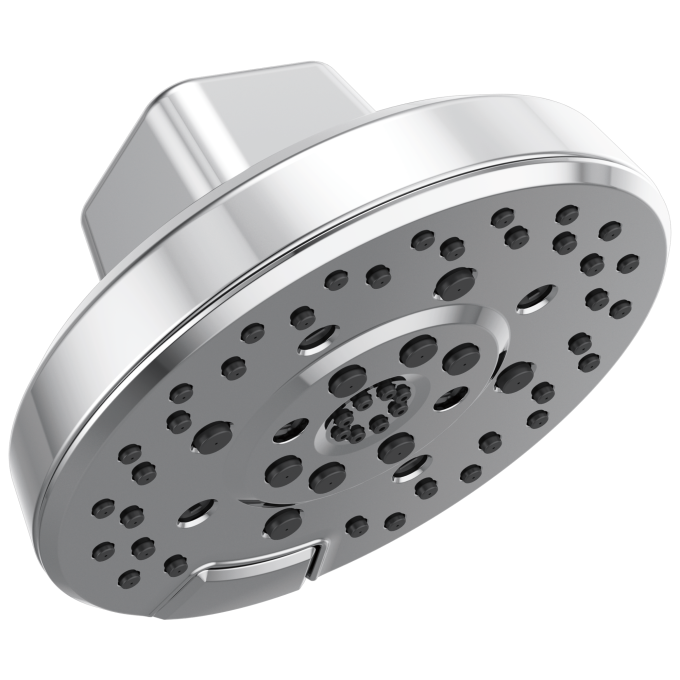 BRIZO Levoir H2OKINETIC Round Multi-Function Showerhead — Chrome