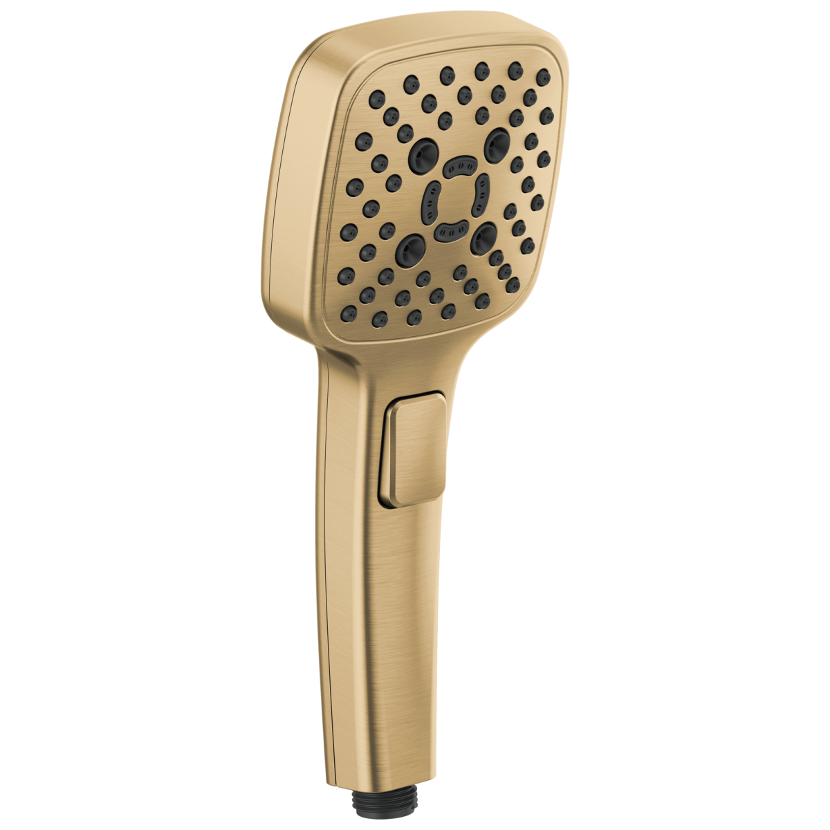 BRIZO Essential Shower Linear Square Multi-Function Hand Shower — Luxe Gold