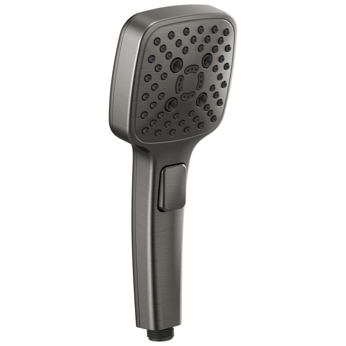 BRIZO Essential Shower Linear Square Multi-Function Hand Shower — Luxe Steel