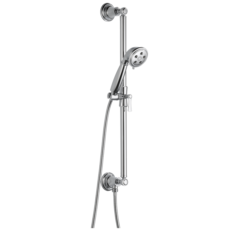 BRIZO Rook SLIDE BAR HANDSHOWER WITH H2OKINETIC TECHNOLOGY — Chrome