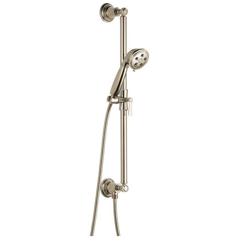 BRIZO Rook SLIDE BAR HANDSHOWER WITH H2OKINETIC TECHNOLOGY — Polished Nickel