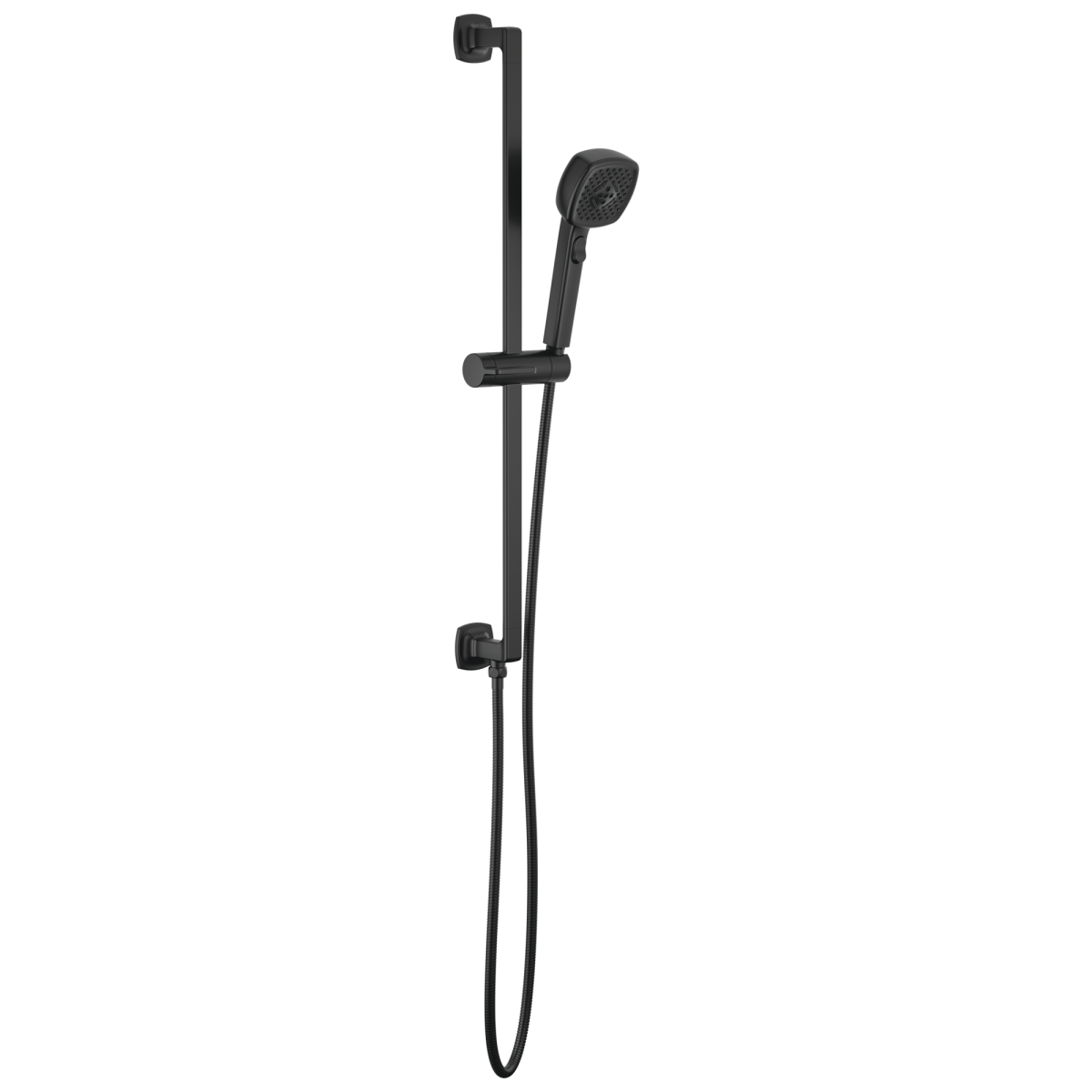 BRIZO Allaria Multi-Function Slide Bar Handshower — Matte Black