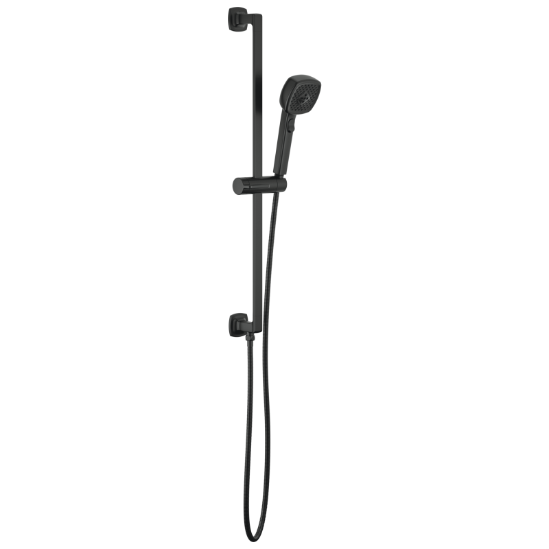 BRIZO Allaria Multi-Function Slide Bar Handshower — Matte Black