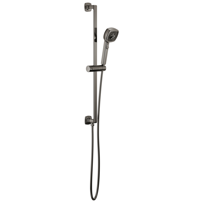 BRIZO Allaria Multi-Function Slide Bar Handshower — Brilliance Black Onyx
