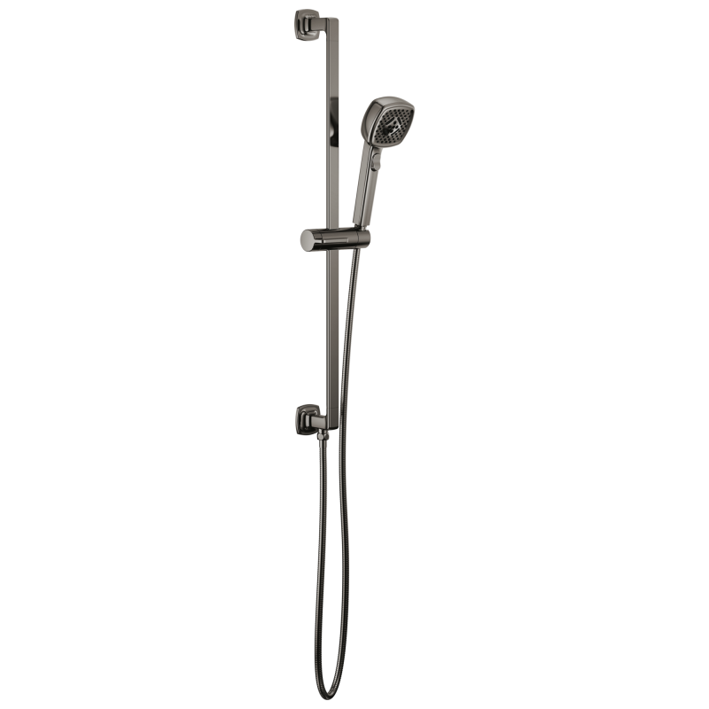 BRIZO Allaria Multi-Function Slide Bar Handshower — Brilliance Black Onyx