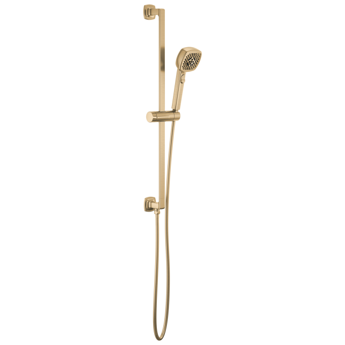 BRIZO Allaria Multi-Function Slide Bar Handshower — Luxe Gold