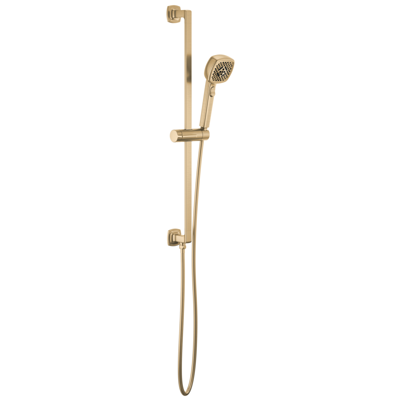 BRIZO Allaria Multi-Function Slide Bar Handshower — Luxe Gold