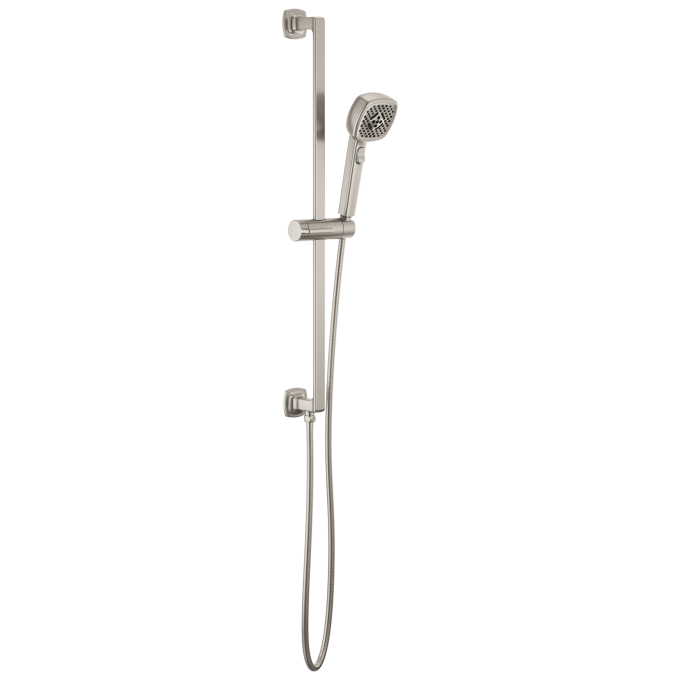 BRIZO Allaria Multi-Function Slide Bar Handshower — Luxe Nickel