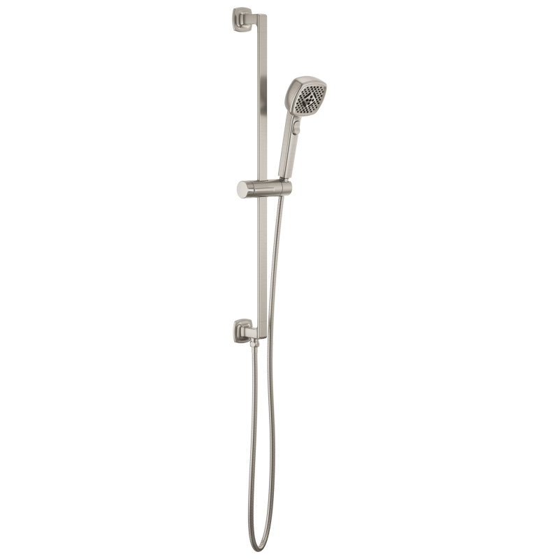 BRIZO Allaria Multi-Function Slide Bar Handshower — Luxe Nickel