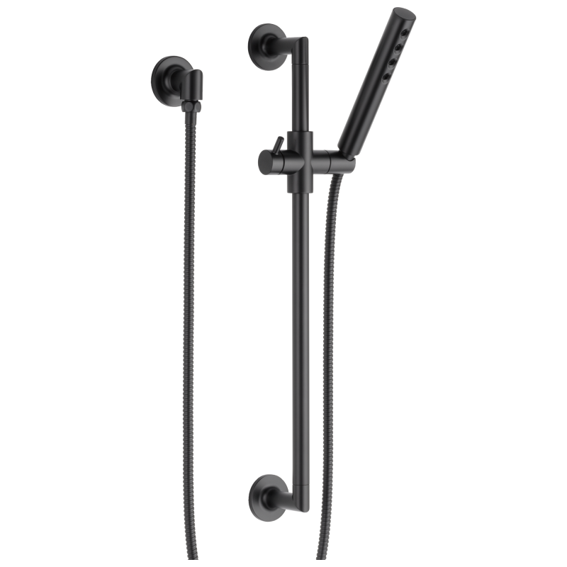 BRIZO Jason Wu for BRIZO SLIDE BAR HANDSHOWER WITH H2OKINETIC TECHNOLOGY — Matte Black