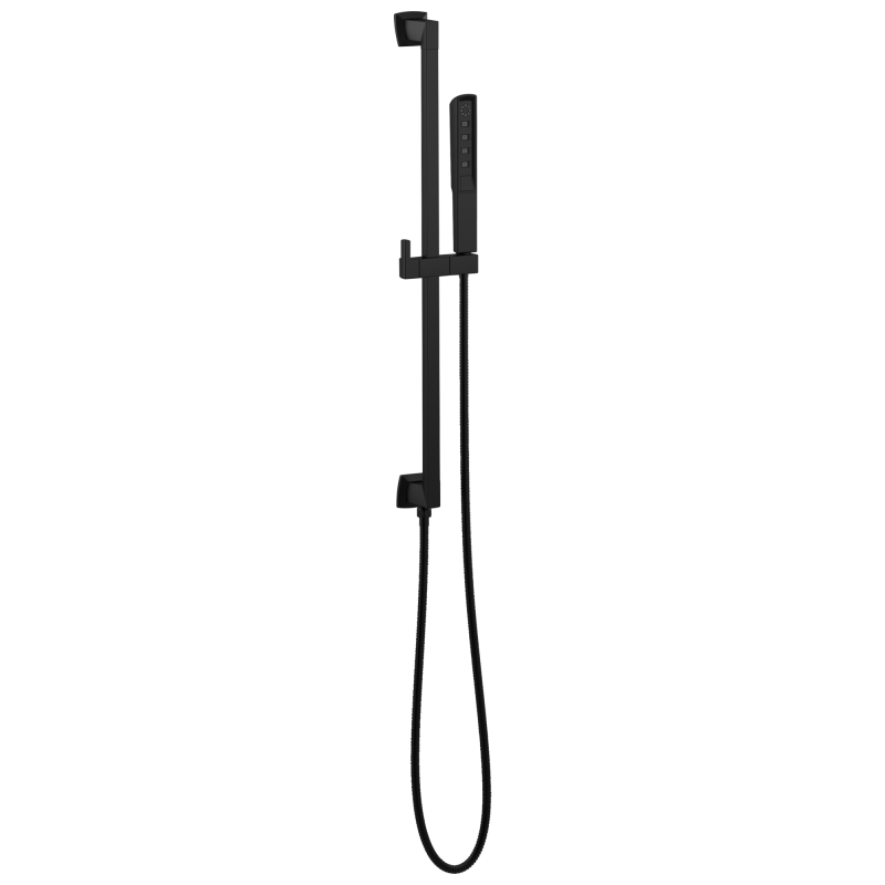 BRIZO Vettis H2OKINETIC Multi-Function Slide Bar Handshower — Matte Black