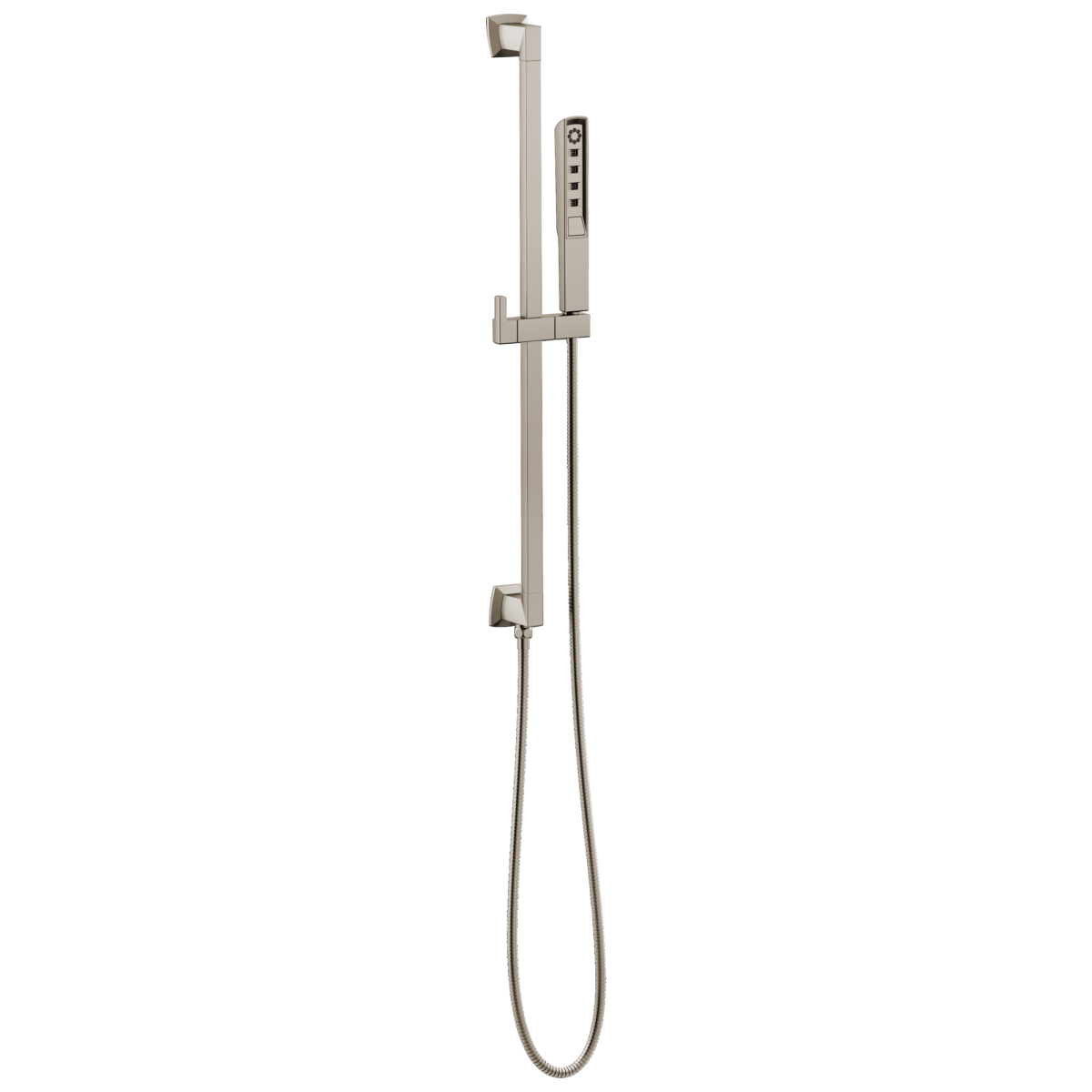 BRIZO Vettis H2OKINETIC Multi-Function Slide Bar Handshower — Luxe Nickel