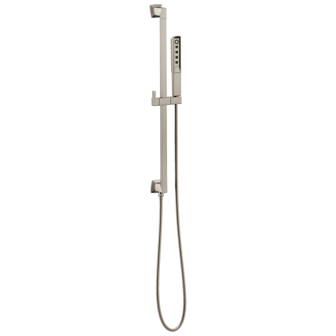 BRIZO Vettis H2OKINETIC Multi-Function Slide Bar Handshower — Luxe Nickel