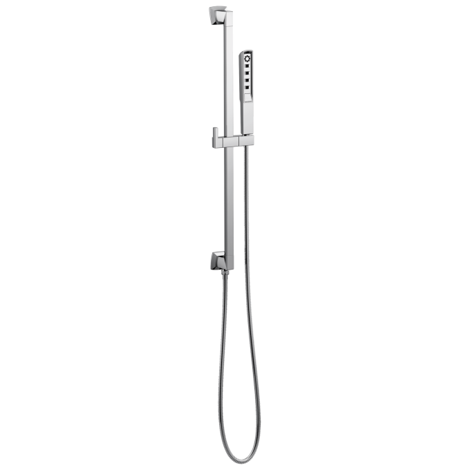 BRIZO Vettis H2OKINETIC Multi-Function Slide Bar Handshower — Chrome