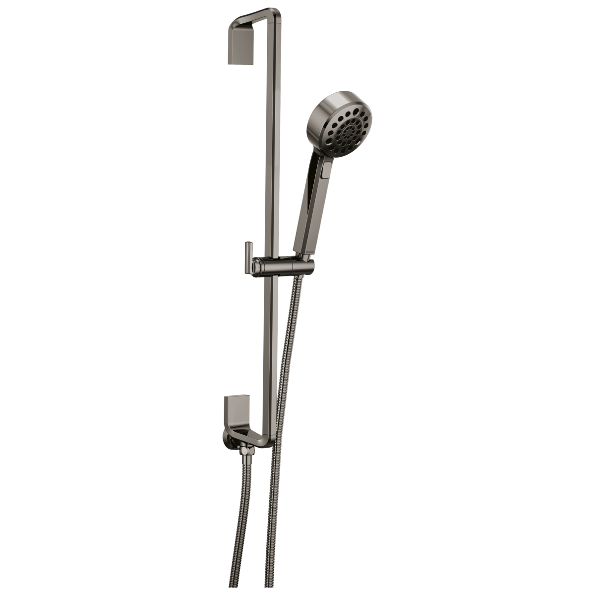 BRIZO Levoir H2OKINETIC Multi-Function Slide Bar Handshower — Brilliance Black Onyx