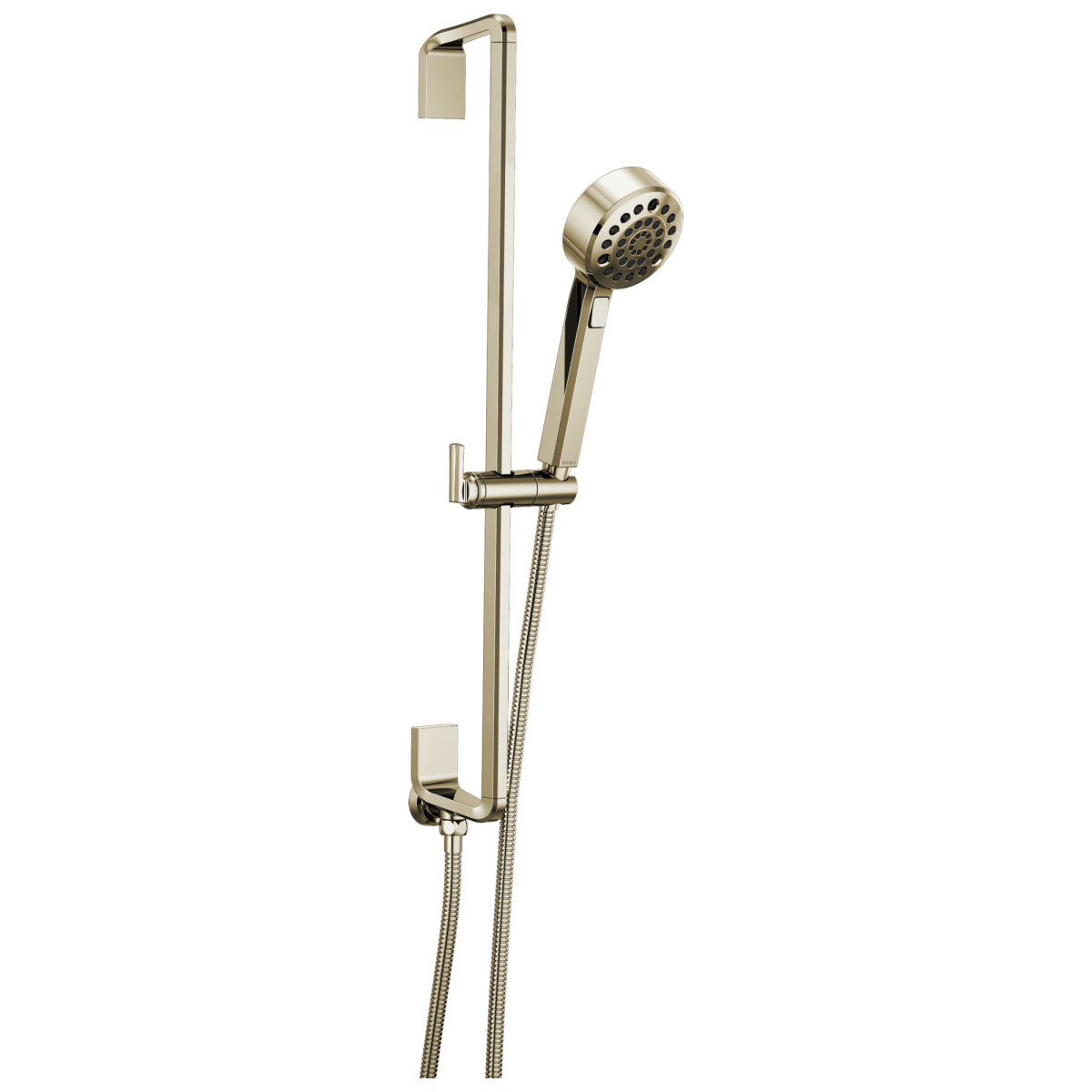 BRIZO Levoir H2OKINETIC Multi-Function Slide Bar Handshower — Polished Nickel