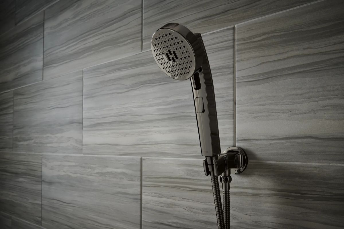 BRIZO Kintsu Multifunction Wall Mount Handshower — Brilliance Black Onyx
