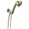 BRIZO Litze Wall Mount Handshower with H2OKINETIC Technology — Polished Nickel