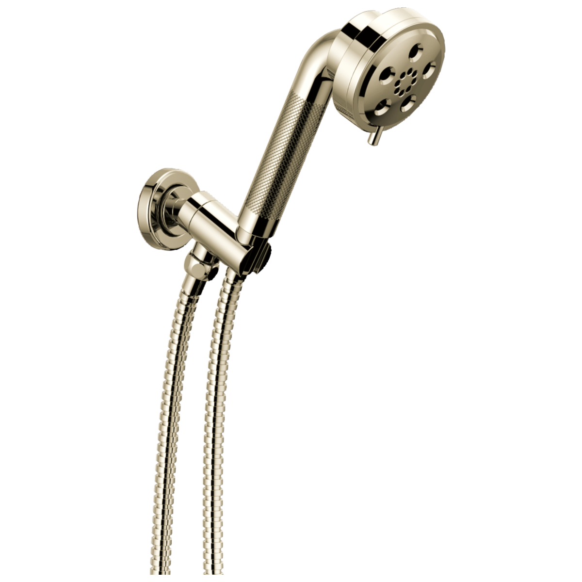 BRIZO Litze Wall Mount Handshower with H2OKINETIC Technology — Polished Nickel