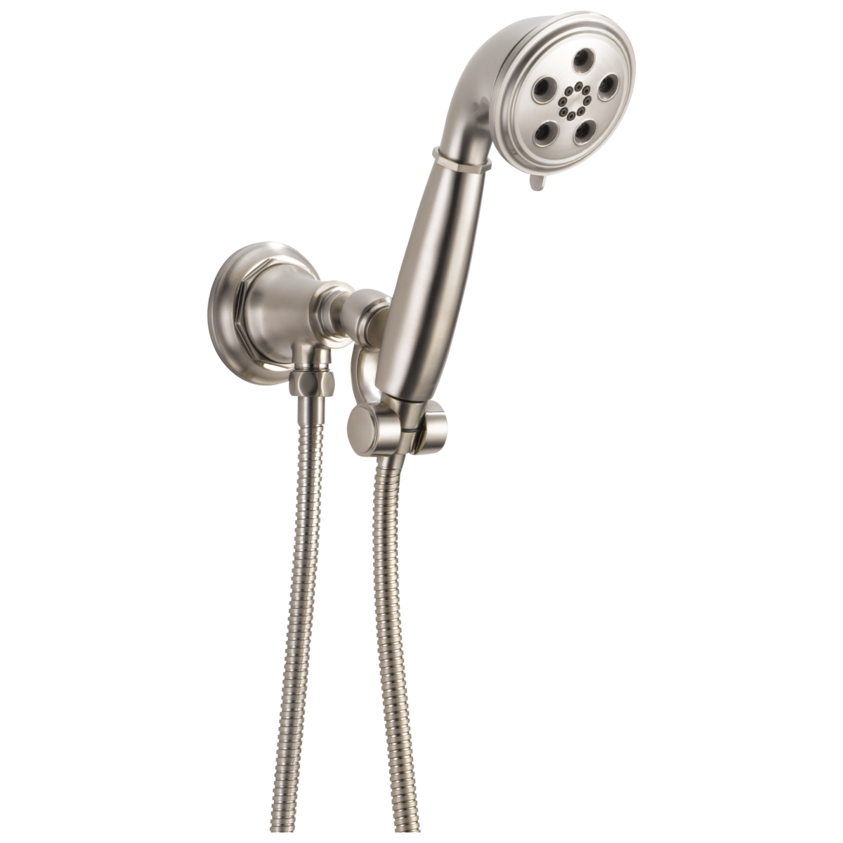 BRIZO Rook WALL MOUNT HANDSHOWER WITH H2OKINETIC TECHNOLOGY — Luxe Nickel
