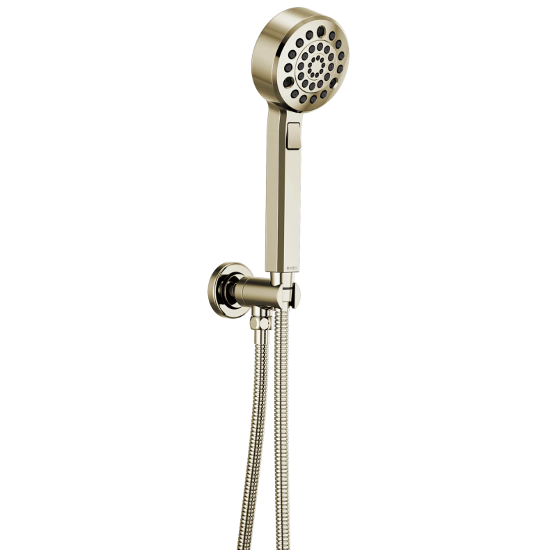BRIZO Levoir H2OKINETIC Multi-Function Wall Mount Handshower — Polished Nickel