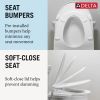 DELTA Refresh Standard Elongated Electric Bidet Toilet Seat — White