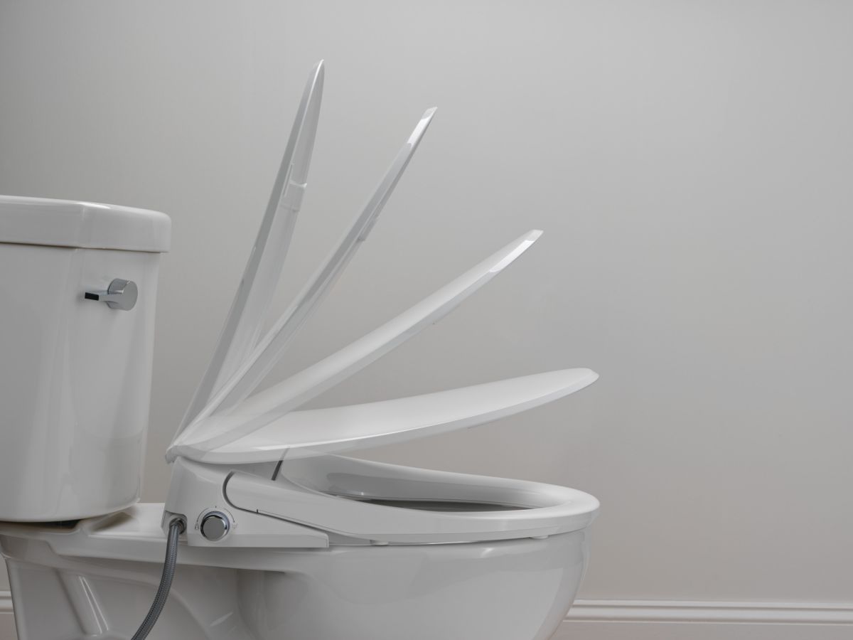 DELTA Refresh Ultimate Elongated Electric Bidet Toilet Seat — White