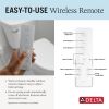 DELTA Refresh Premium Elongated Electric Bidet Toilet Seat — White