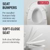 DELTA Refresh Premium Elongated Electric Bidet Toilet Seat — White