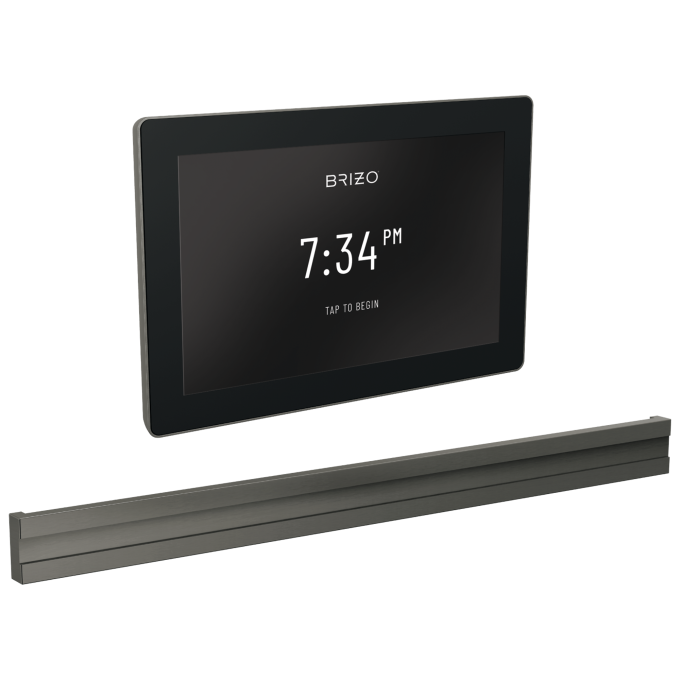 BRIZO Other Transcendent Digital Interface + Bilateral Steam Set — Lumicoat® Luxe Steel