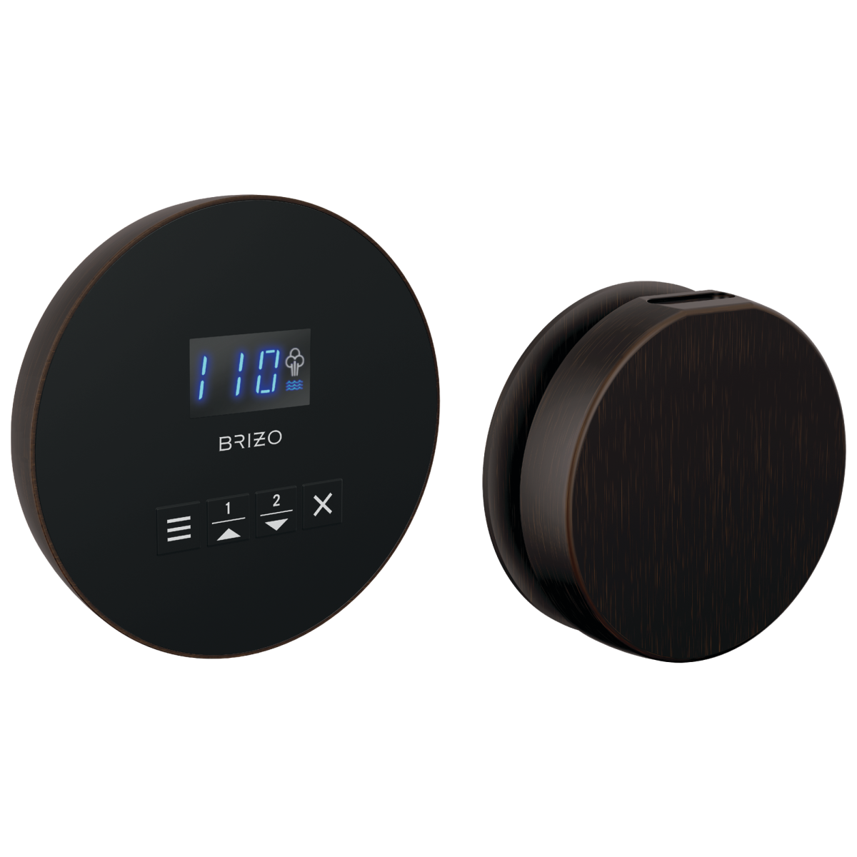 BRIZO Other Elemental Round Steam Set — Venetian Bronze