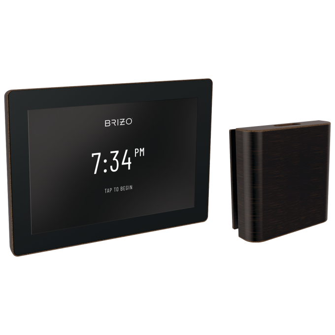BRIZO Other Transcendent Digital Interface + Square Steam Set — Venetian Bronze