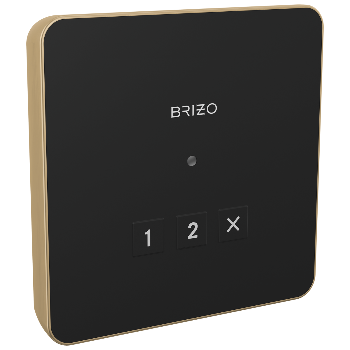 BRIZO Other Elemental Square Exterior Control — Lumicoat® Luxe Gold